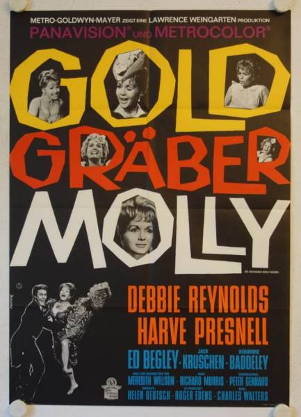 The unsinkable Molly Brown original release german movie poster